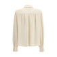 Valentino Beige Silk Shirt