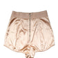 Dolce & Gabbana Beige Silk Blend High Waist Girdle Panty Underwear