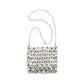 Self-Portrait Silver Polyester Shoulder Bag