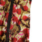 Roberto Cavalli Multicolor CherryPrint Lace Bodysuit Underwear