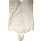 Elisabetta Franchi Off White Strapless One Piece Swimsuit Swimwear