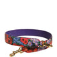 Dolce & Gabbana Multicolor Floral Leather Bag Accessory Shoulder Strap