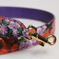 Dolce & Gabbana Multicolor Floral Leather Bag Accessory Shoulder Strap