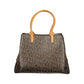Mario Valentino Brown Polyurethane Women's Bag With Handles