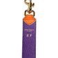 Dolce & Gabbana Orange Purple Calf Leather Bag Accessory  Shoulder Strap