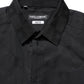 Dolce & Gabbana Black MARTINI Cotton Slim Dress Formal Shirt
