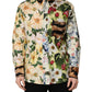 Dolce & Gabbana Multicolor Floral Animal Print Collared Shirt