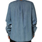 Dolce & Gabbana Blue Cotton Stretch Casual Denim Slim Shirt