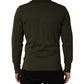 Aeronautica Militare MilitaryGreen HalfZip Sweatshirt Sweater