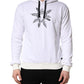 Dolce & Gabbana White Sacred Heart Hooded Sweatshirt Sweater