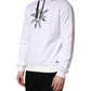 Dolce & Gabbana White Sacred Heart Hooded Sweatshirt Sweater