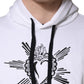 Dolce & Gabbana White Sacred Heart Hooded Sweatshirt Sweater