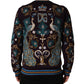 Dolce & Gabbana Bordeaux Cashmere Crown Embroidered Sweater