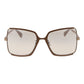 Max Mara Brown Metal Sunglasses