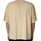 Dolce & Gabbana Yellow Logo Print Cotton Crew Neck T-shirt