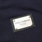 Dolce & Gabbana Black Logo Plaque Jersey Sweatshirt Cotton Sweater