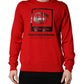 Dolce & Gabbana Red Eye Print Crew Neck Pullover Sweater