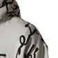 Dolce & Gabbana White Script Logo Print Cotton Sweatshirt Sweater