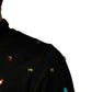 Dolce & Gabbana Black Crystal Embellished TurtleNeck Sweater
