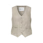 Street One Beige Linen Waistcoat