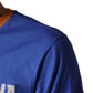 Dolce & Gabbana Blue Pasta Graphic Print Cotton Men Crewneck T-shirt
