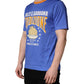 Dolce & Gabbana Blue Pasta Graphic Print Cotton Men Crewneck T-shirt