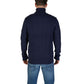 In My Hood Blue Polyester Turtleneck