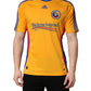 Adidas Yellow Polyester Balenciagoal CrewNeck Jersey T-shirt