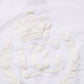 Dolce & Gabbana White Cotton DG Crown Embossed Men T-shirt