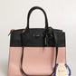 Louis Vuitton Pink and Black Leather City Steamer Leather Handbag
