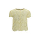 Self-Portrait Bicolor Polyester Blouse