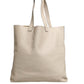 Gucci White Web Sherry Logo Print Tote Bag