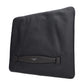 Dolce & Gabbana Gray Fabric Clutch Bag