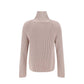 Ami Paris Multicolor Cotton Turtleneck