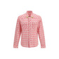 Versace Multicolor Cotton Pattern Shirt