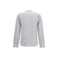 Brooksfield Blue Cotton Pattern Shirt
