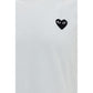 Comme Des Garçons Play White Cotton T-Shirt