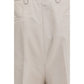 Brunello Cucinelli Beige Cotton Dress Pants