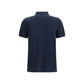 Maison Kitsuné Blue Cotton Polo Shirt