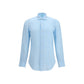 Finamore Blue Linen Longsleeve Shirt