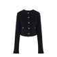 Balenciaga Black Cotton Cardigan
