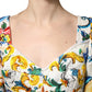 Dolce & Gabbana Multicolor Majolica Print Cotton Mini Dress