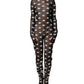 Dolce & Gabbana Black White Logo Print Hooded Jumpsuit Dress