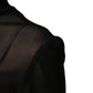 Dolce & Gabbana Black Nylon Sheer Turtleneck Jumpsuit Dress