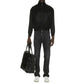 Saint Laurent Black Silk Bomber