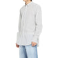 Dolce & Gabbana White Cotton Pattern Shirt