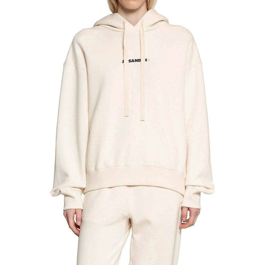 Jil Sander White Cotton Sweatshirt