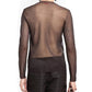 Valentino Brown Silk Sweatshirt