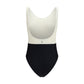 Ami Paris Multicolor Polyamide One-Piece Swimsuit
