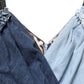 Dolce & Gabbana Blue Cotton Patchwork Denim Mini Sheath Dress